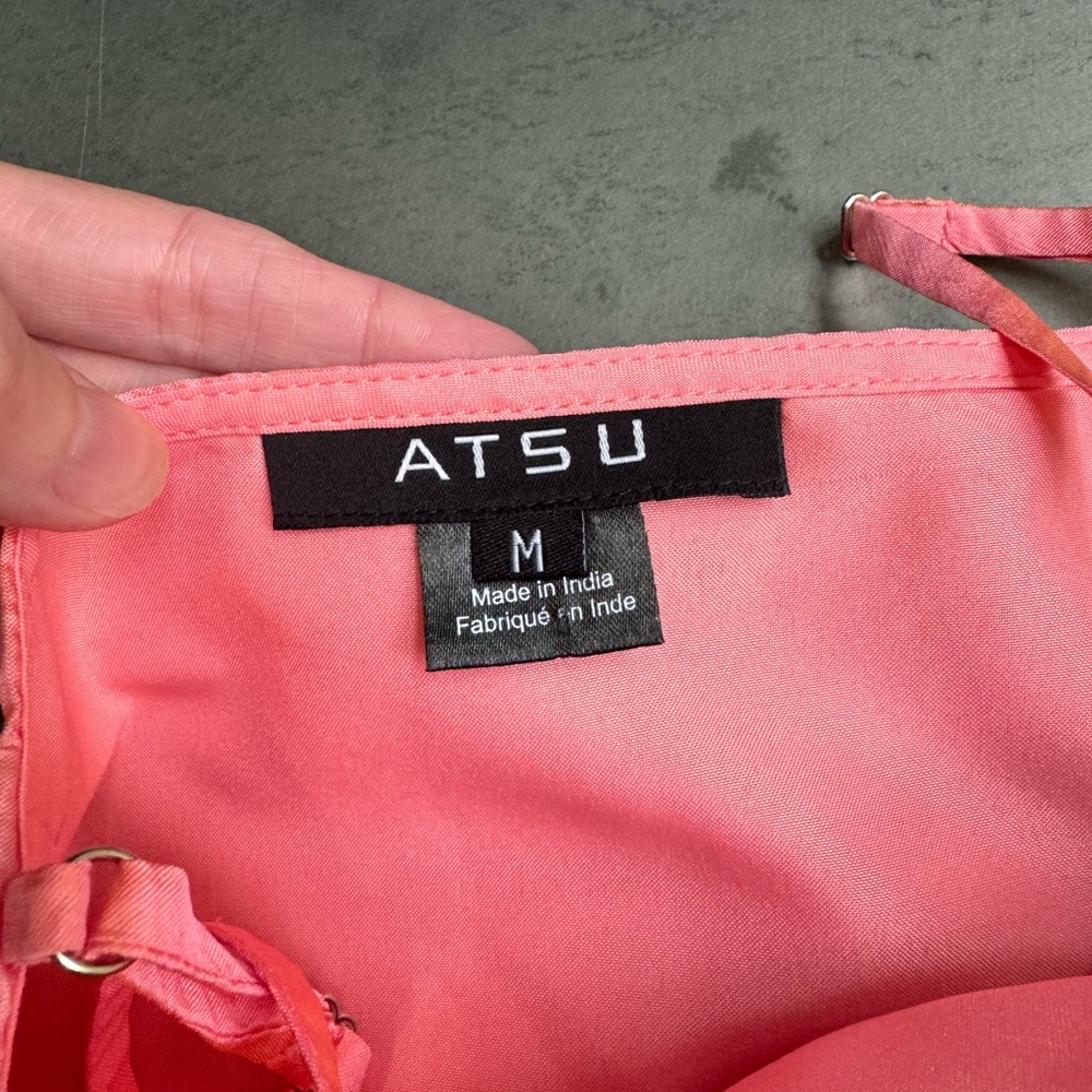 Atsu Oversized Rosette Mini Dress - Picture 12 of 15